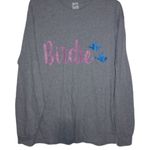 Gildan Blue Bird BIRDIE L Gray Long Sleeved Top Photo 0