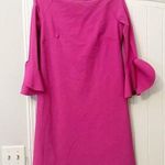 Chiara Boni La Petite Robe Pink Flutter Sleeve Dress Photo 0