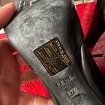 Fendi  peep toe platform heels black Photo 7