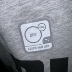 Puma Dry Cell Lightweight Gray Hoodie Black Logo Large NWT Photo 3