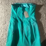 Meshki Mint/Teal Strapless Faux Dress Photo 2
