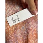 BB Dakota Dreaming of Waves Pink Animal Print Tiered Flutter Mini Dress Size XS Photo 7