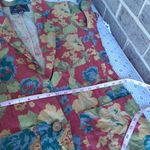 The Limited Vintage  red and blue flowery size small jacket Photo 4