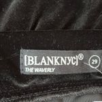 BLANK NYC The Waverly Black High Rise Velvet Pull On Flare Pants Size 29 Photo 7