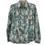 Wrangler Western Blouse Womens M Used Pearl Snap LW1021Q Photo 0