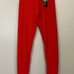 Women’s Butt Lifting Yoga Activewear Pants Leggings Red NWT Photo 0
