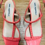 Karl Lagerfeld  Paris Pink Sandals  Photo 1