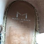 Marc Fisher  Womens Sandals Espadrille Wedge Platform Ankle Strap Suede Beige 11 Photo 7