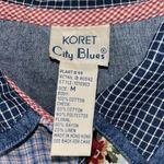 Koret City Blues Vintage Patchwork Vest(Size Large) Blue Photo 5