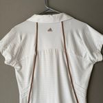 Adidas sz M white brown Golf Polo Shirt Photo 5