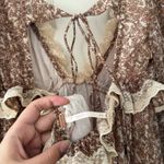 Free People NWOT  Pennie Mini Babydoll Lace Trim Dress  Photo 12