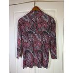 Notations  Whimsigoth Top Womens Large Black Pink Beaded Stretch Office‎ Church Photo 2