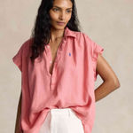 Ralph Lauren Polo  Pony Linen Popover Top Photo 0