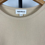 superdown Revolve  Nude Dana Ribbed Long Sleeve‎ Wrap Mini Dress Photo 3