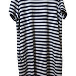 St. John St Johns Bay Women Size XL Striped T Shirt Dress Stretch Lightweight Comfy Photo 0