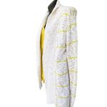 O'Neill O’Neill Open Knit Cardigan Loose Knit White Yellow Stripes Women’s S Beach Surf Photo 4