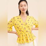 Lost + Wander Anthropologie  Mango Tango Wrap Top Photo 0