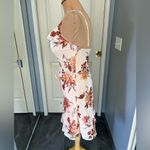 Here Comes the Sun Here Comes the‎ Sun Floral Velvet Cowl Neck Mini Dress Photo 6