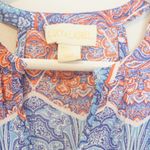 Lucy & Laurel Lucy & Lauren Coral & Blue Blouse Photo 2