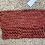 Windsor  orange off the shoulder crotchet crop top NWT size medium Photo 1