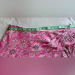 Taylor Pink One Shoulder Puff Sleeve Sundress Size 6 Photo 6