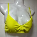 Shade & Shore Vibrant Yellow Padded Bikini Top Photo 1