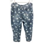 Ashley Stewart  16 plus size star denim ankle length stretch jeans casual Photo 1