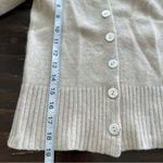 PAUW Amsterdam cashmere Beige cropped Cardigan Sweater S Tan Photo 8