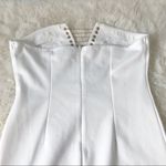 by the way. White Strapless Mini Dress Bodycon Lace Up Chain Formal Party Large‎ Photo 7