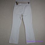 Madewell New! Tall Cali Demi-Boot Jeans in Pure White: Raw-Hem Edition, 30T Photo 7
