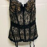 Victoria's Secret  Very Sexy Vintage Garter‎ Snaps Sheer Teddy Lingerie 34B Black Photo 0