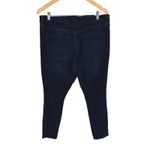 Good American Jeans Dark Wash Denim 15 Curvy Fit Skinny Leg Scandi Girl Stretch Photo 2