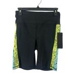 Bebe Women's Black Bandana Workout Shorts Photo 0