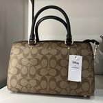 Coach Disney X Rowan Satchel In Signature Canvas With Patches CC149 Photo 2