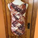 Maurice's Maurice’s 24 7 earthy daisies patchwork print v neck top Photo 9