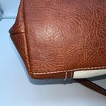 BOC Leather Satchel Handbag with Gold Tone Hardware Brown Photo 11