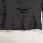 Banana Republic Black Puffer Coat Womens S Fall Casual Cropped Classic Jacket Photo 10