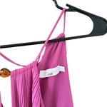 Jonathan Simkai Carli Pink Pleated Midi Dress Size 12 Photo 10