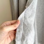 Vila Milano Grey Open Front Metallic Studded Cardigan, Grey, Size Small Photo 8