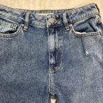 PacSun  Distressed Denim Jeans Womens Blue High Rise Straight Leg Cotton Photo 1