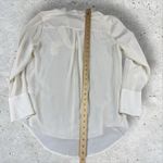 Equipment  Femme Womens Janelle White‎ Silk Tie Neck Blouse Shirt Sz S Photo 8