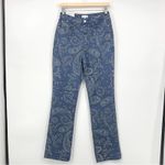 We Wore What The Icon Jean in Paisley Night Sky Size 27 Mid Rise Straight Leg NEW Photo 2