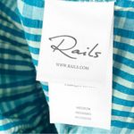 Rails Rumi Augusta Mini Check Smocked Bodice Ruffle Hem Dress Size Medium Photo 5