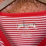 American Eagle  Red/Orange & White Striped Long Sleeve Shirt Size Large Photo 3