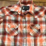 Outback Red  Long Sleeve Plaid Western Shirt S Photo 2