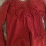 Miss Selfridge Eyelet Ruffle Top Photo 0