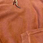 Aerie  ribbed coral hoodie  Photo 3