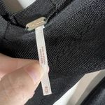 Free People Women's Bodycon Peephole Black Pullover Sweater Viscose Medium Boho Photo 4