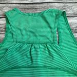 Kirkland Signature Womens Green Striped Racerback Athletic Tank Top M Med Medium Photo 3