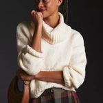 Pilcro  Soft Cream Turtleneck Sweater Photo 1